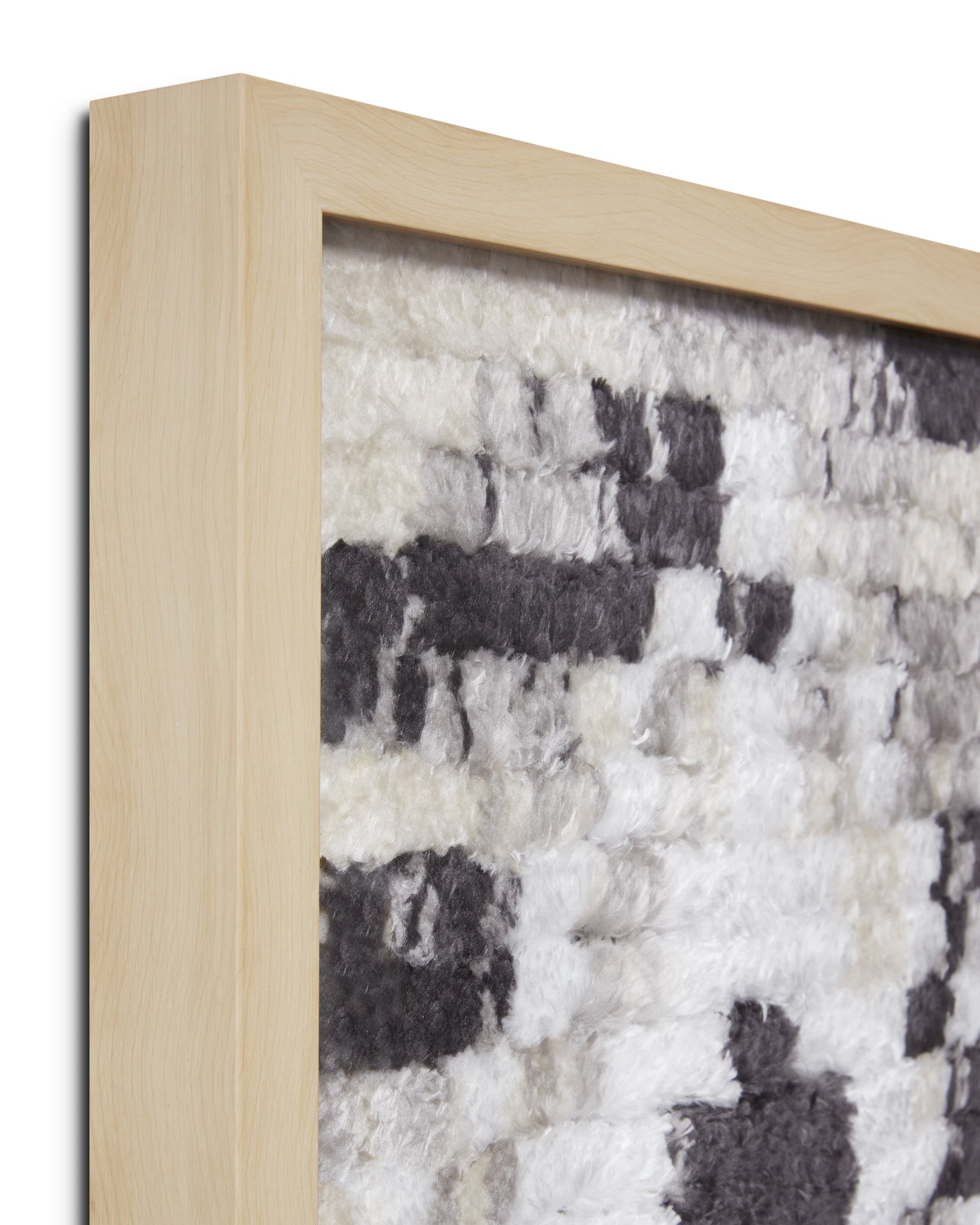 angle view of Gobi Grey / Ivory luxury Artwork