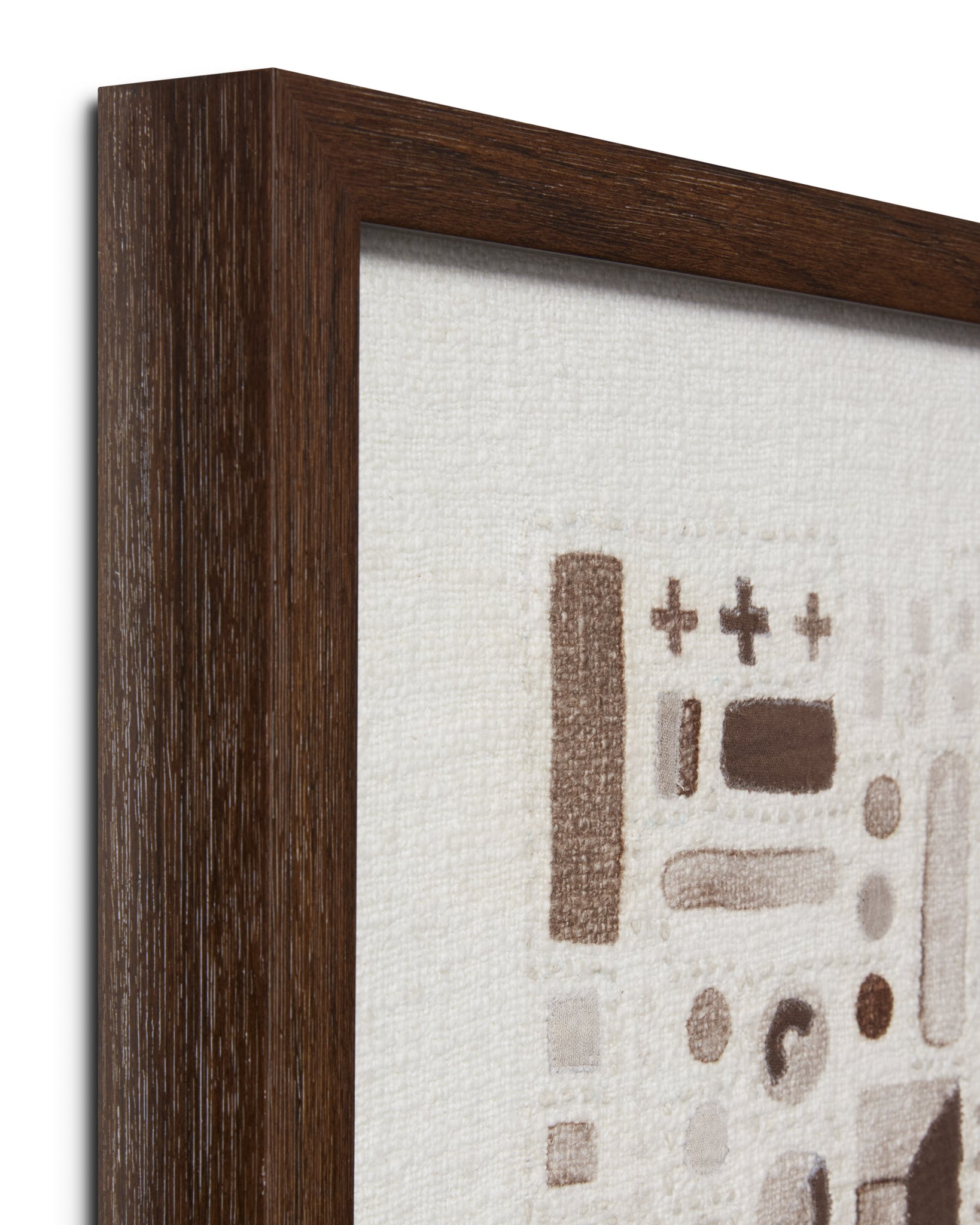 angle view of Taliesen Ivory / Grey luxury Artwork