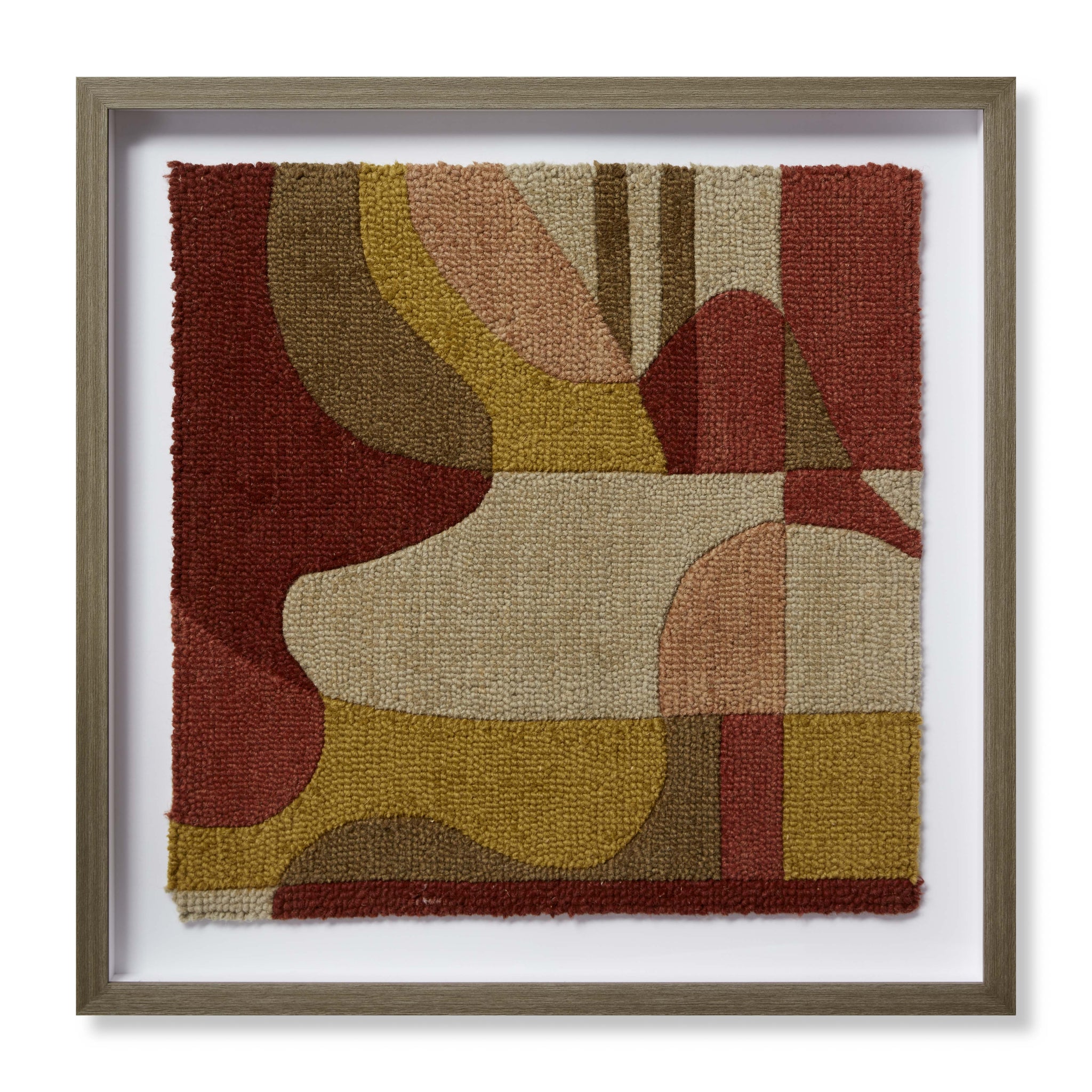 front view of Smitten Multi / Red luxury Artwork