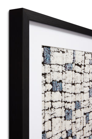 angle view of Hourglass Multi / Ivory luxury Artwork