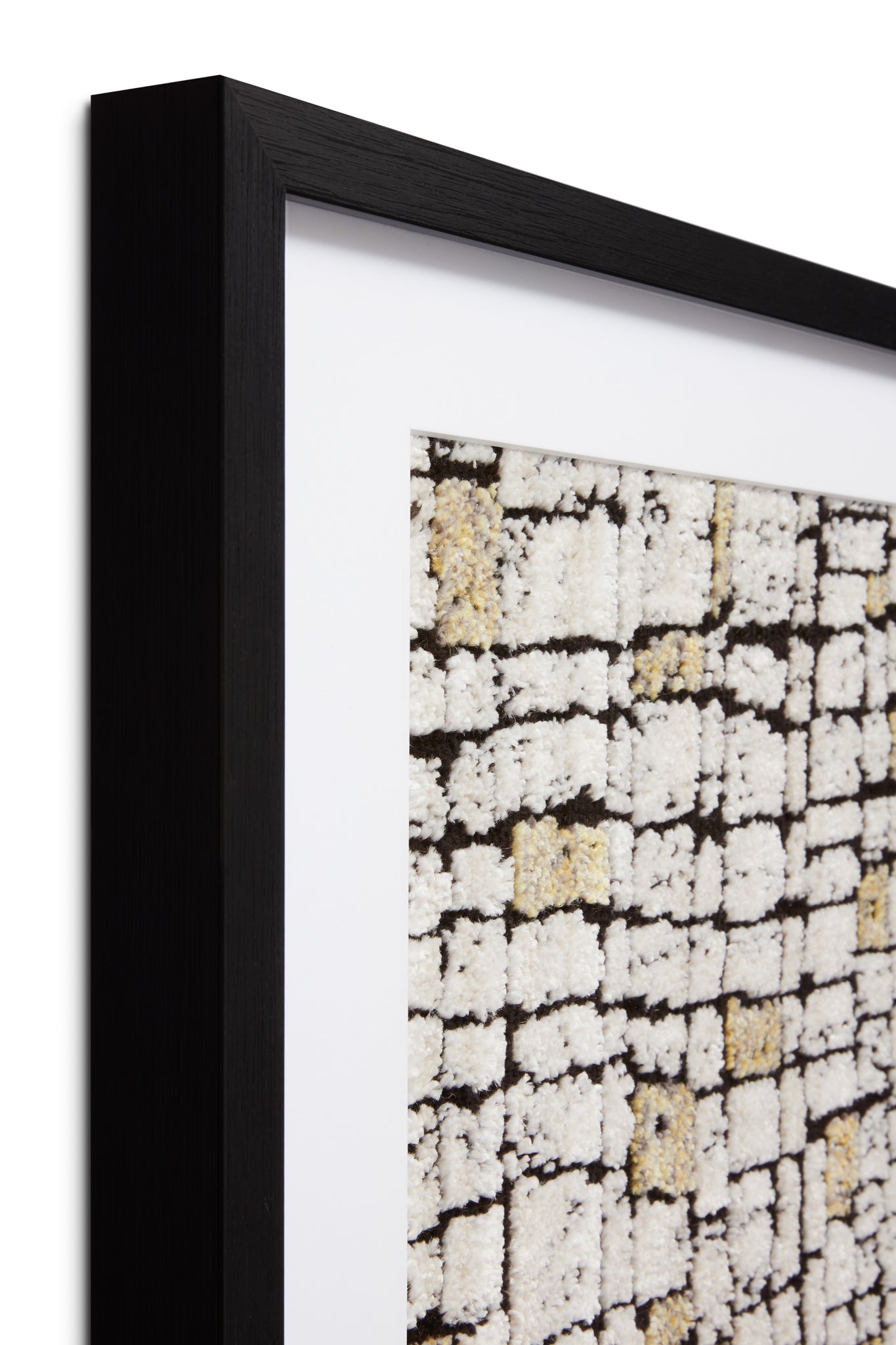 angle view of Sandglass Multi / Ivory luxury Artwork