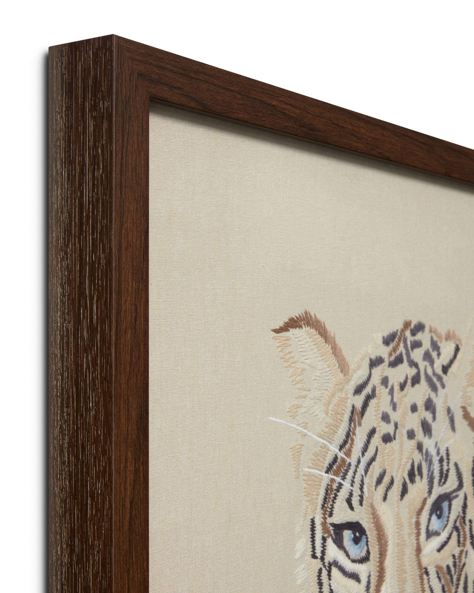 front view of Tiger Beige / Ivory luxury Artwork