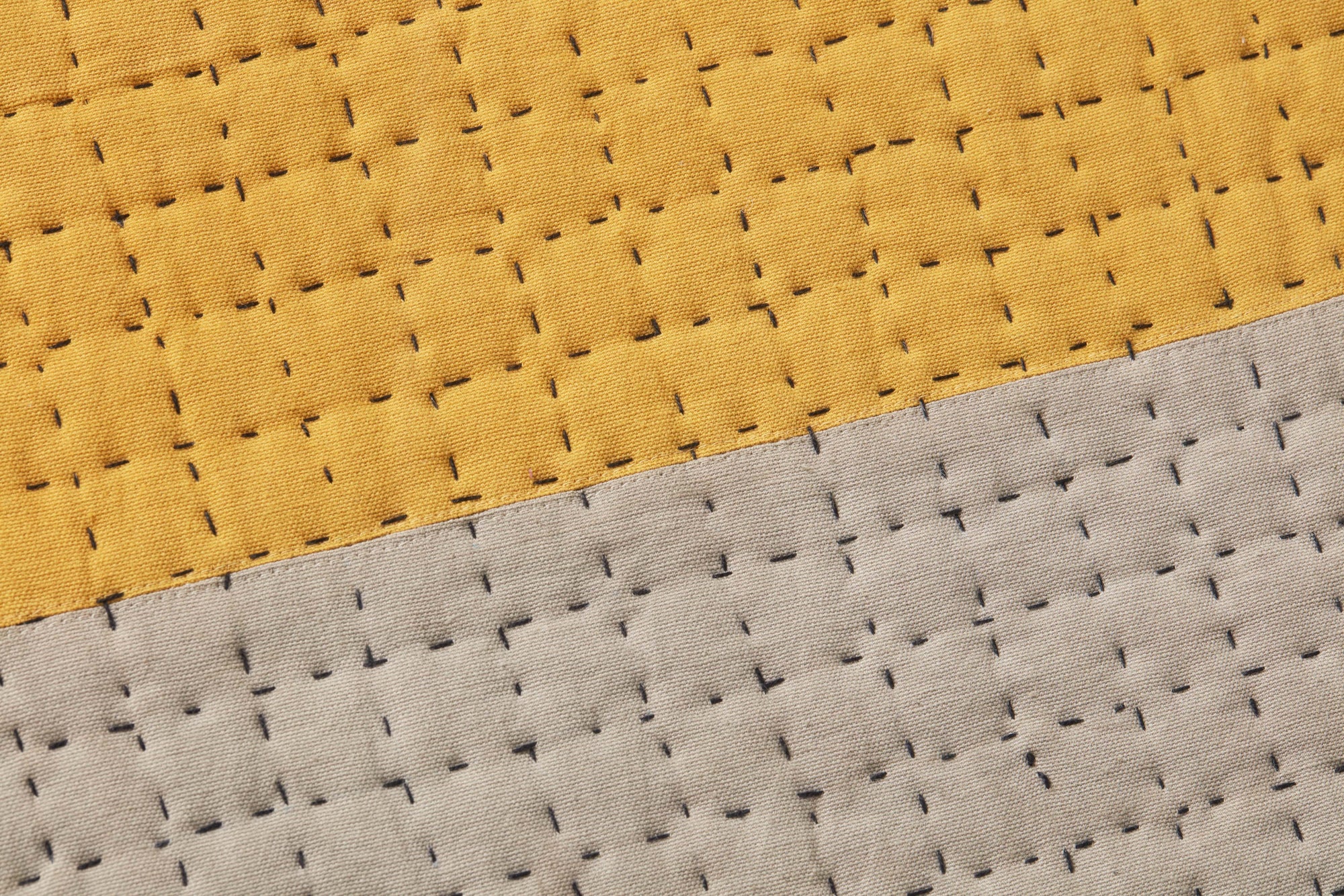 side view of Proof Read Gold / Grey luxury Artwork