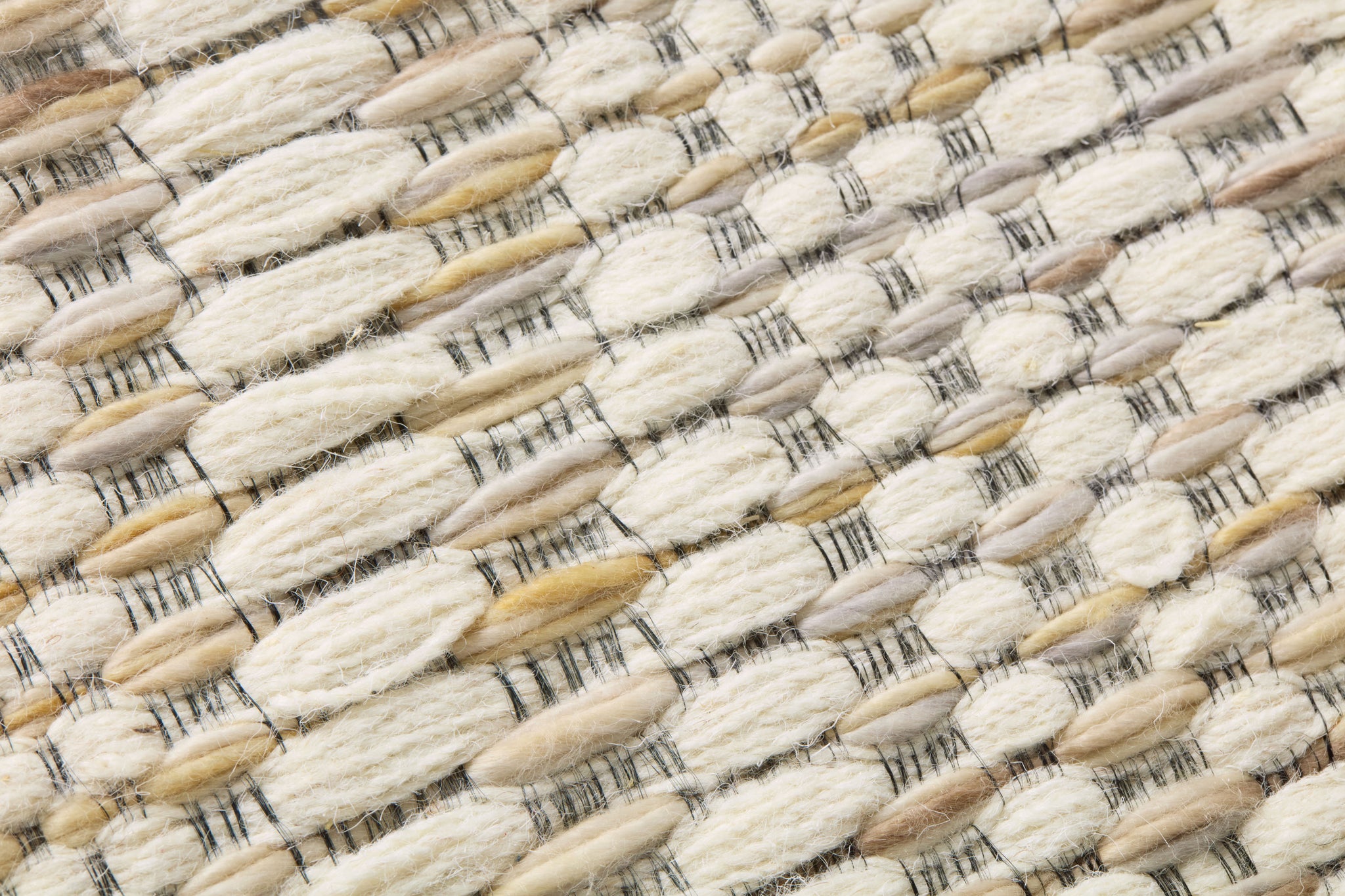 side view of Scandia Ivory / Multi luxury Artwork