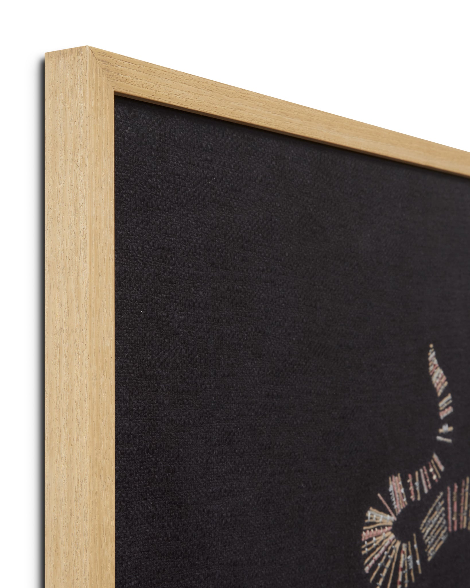 angle view of Snake Eyes Black / Beige luxury Artwork
