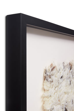 angle view of Guanaco Black / Ivory luxury Artwork