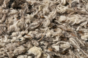 Suri Grey / Ivory Rug Art - Macro Detail (H)