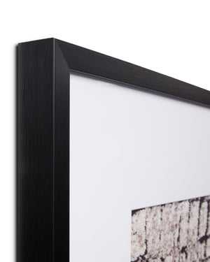 angle view of Glass House Multi / Ivory luxury Artwork