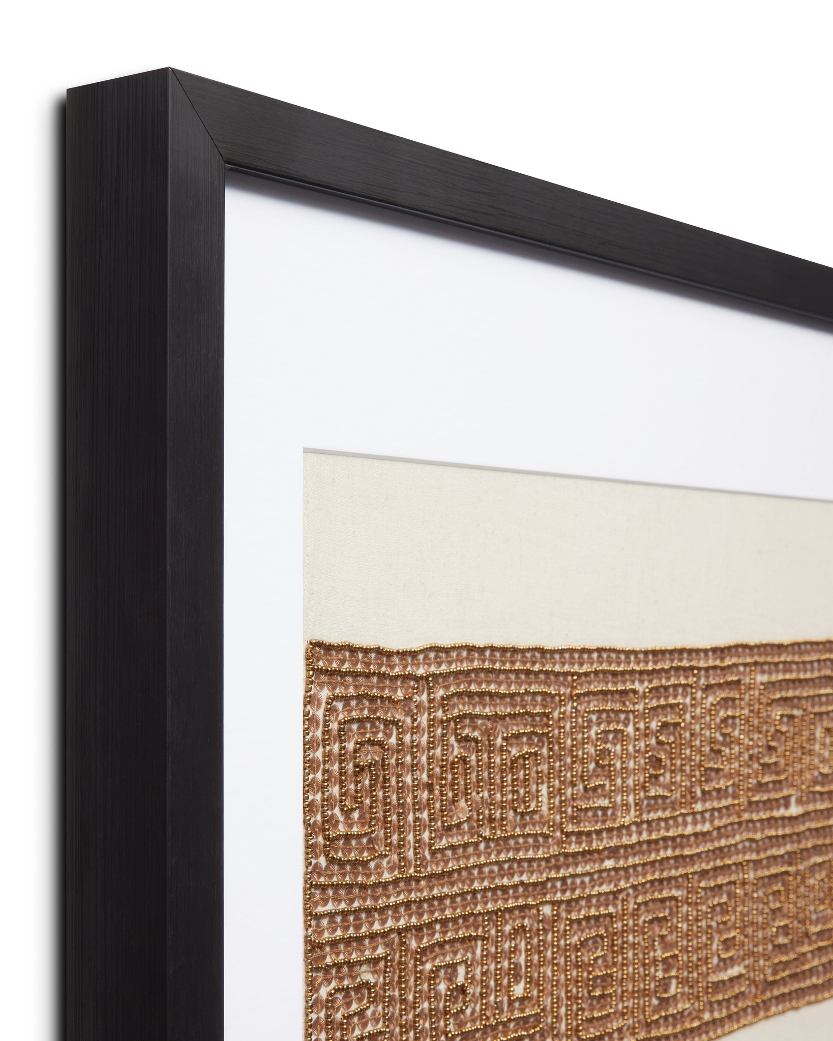 angle view of Cleopatra Ivory / Gold luxury Artwork