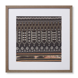 front view of Diwali Black / Multi luxury Artwork