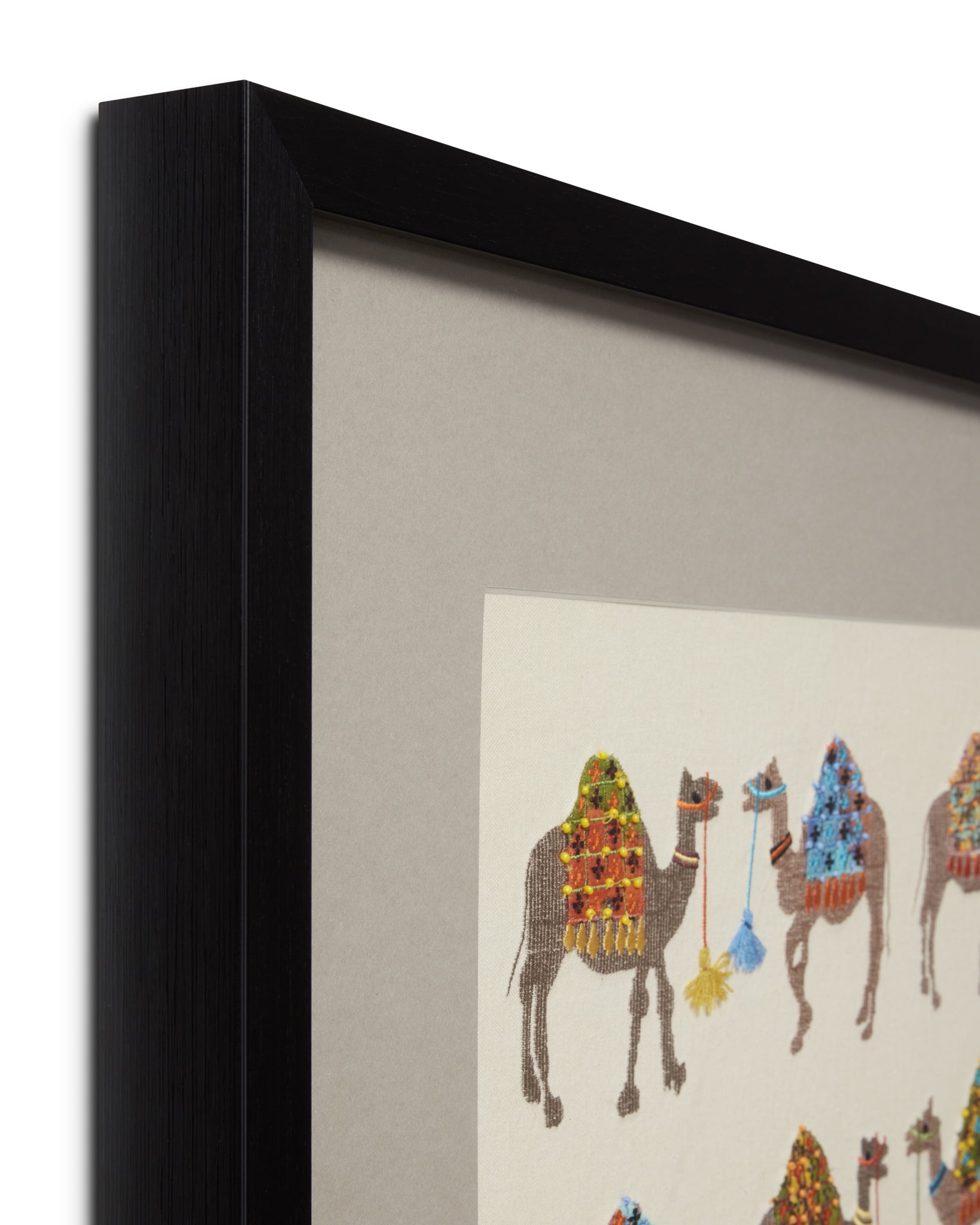 angle view of Hump Day Natural / Multi luxury Artwork