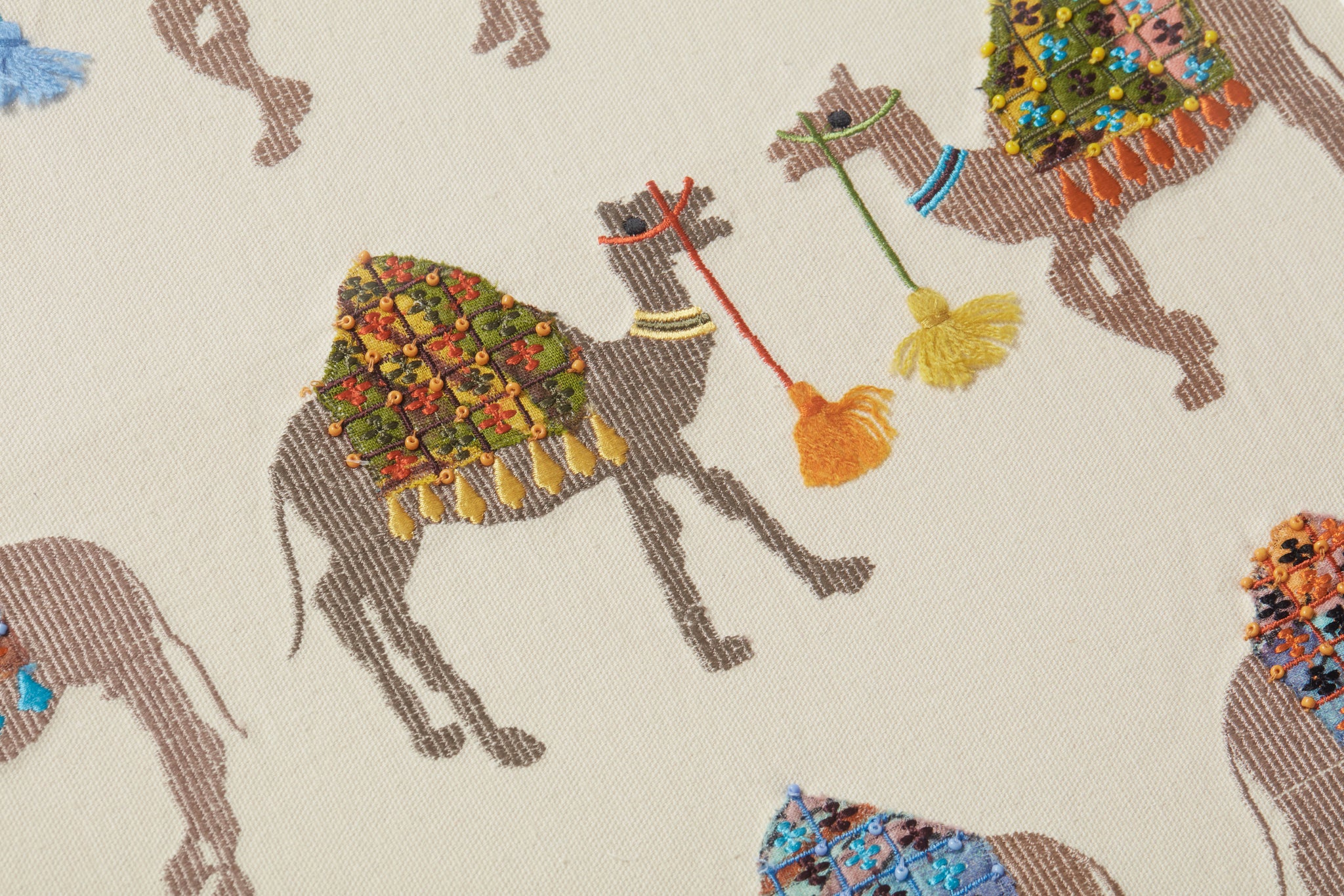 side view of Hump Day Natural / Multi luxury Artwork
