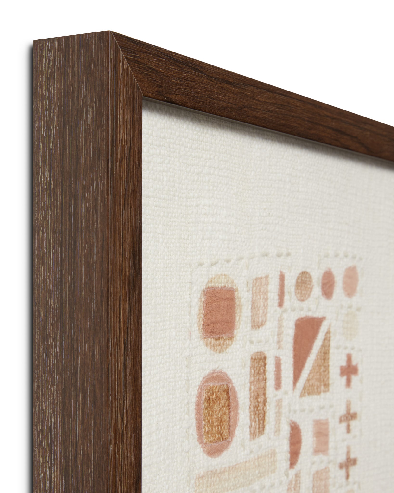 angle view of Sedac Ivory / Rust luxury Artwork