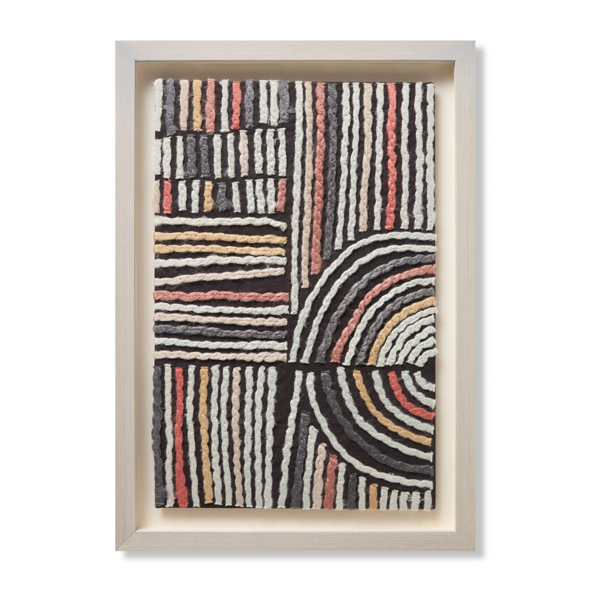 front view of Intermix Brown / Beige luxury Artwork