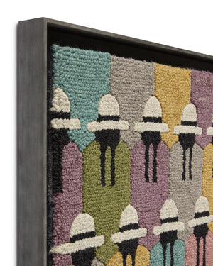angle view of Andes Ladies Multi / Black luxury Artwork