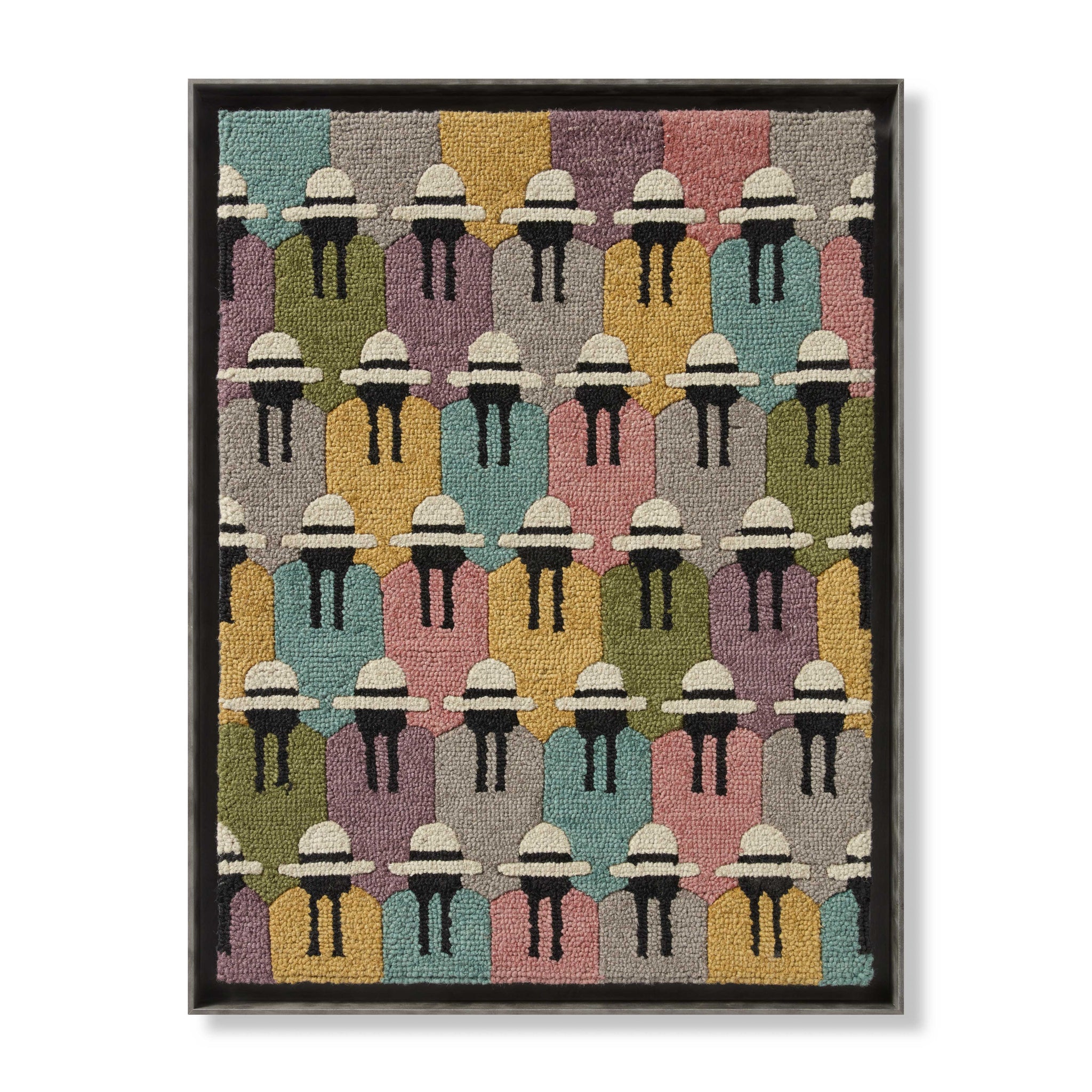 front view of Andes Ladies Multi / Black luxury Artwork