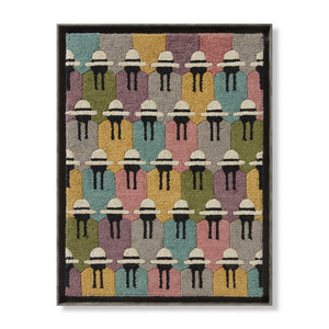 front view of Andes Ladies Multi / Black luxury Artwork
