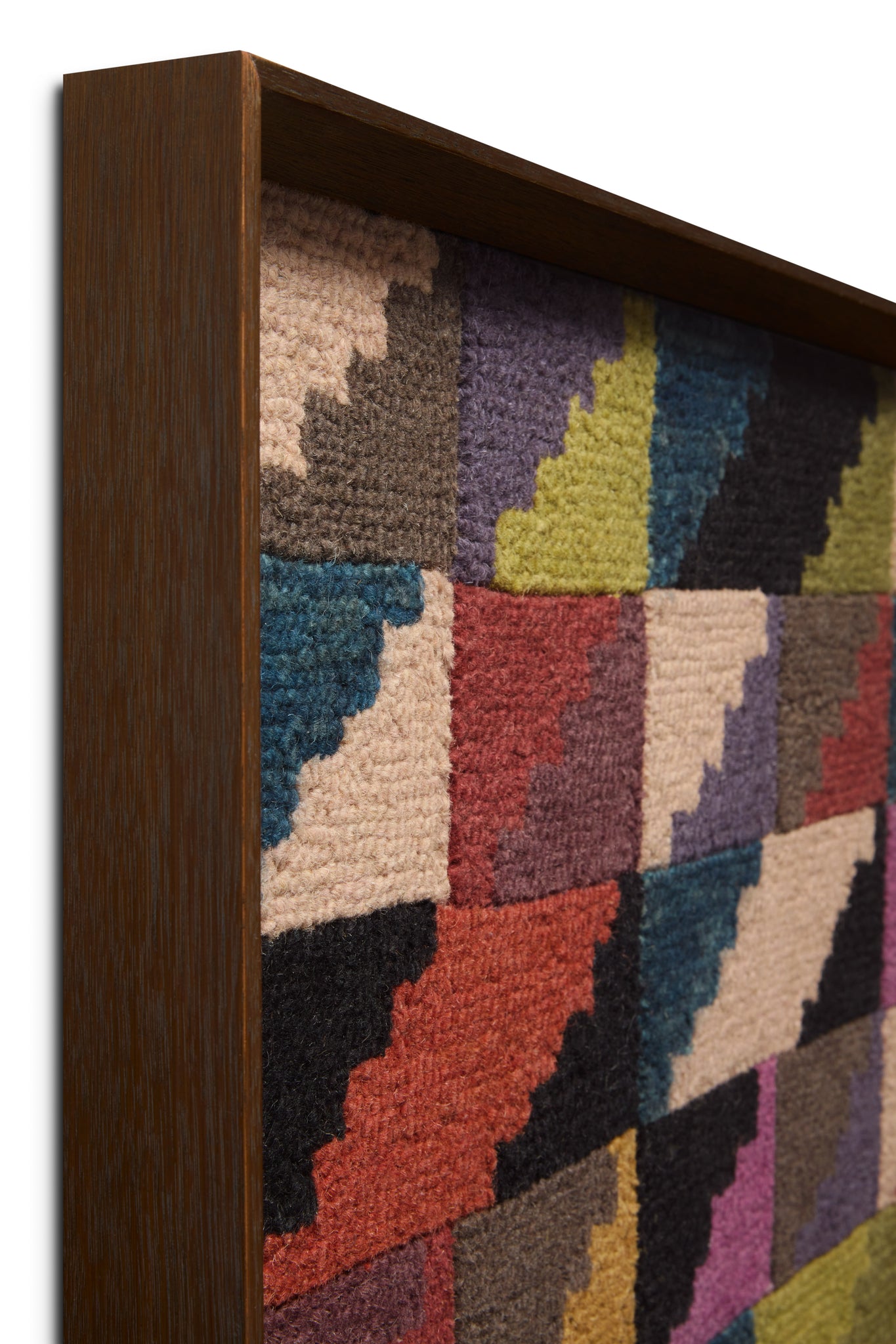 angle view of Bolivia Multi / Black luxury Artwork