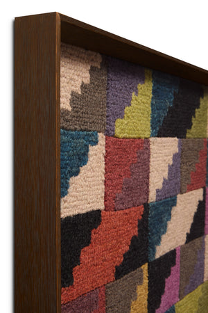 angle view of Bolivia Multi / Black luxury Artwork