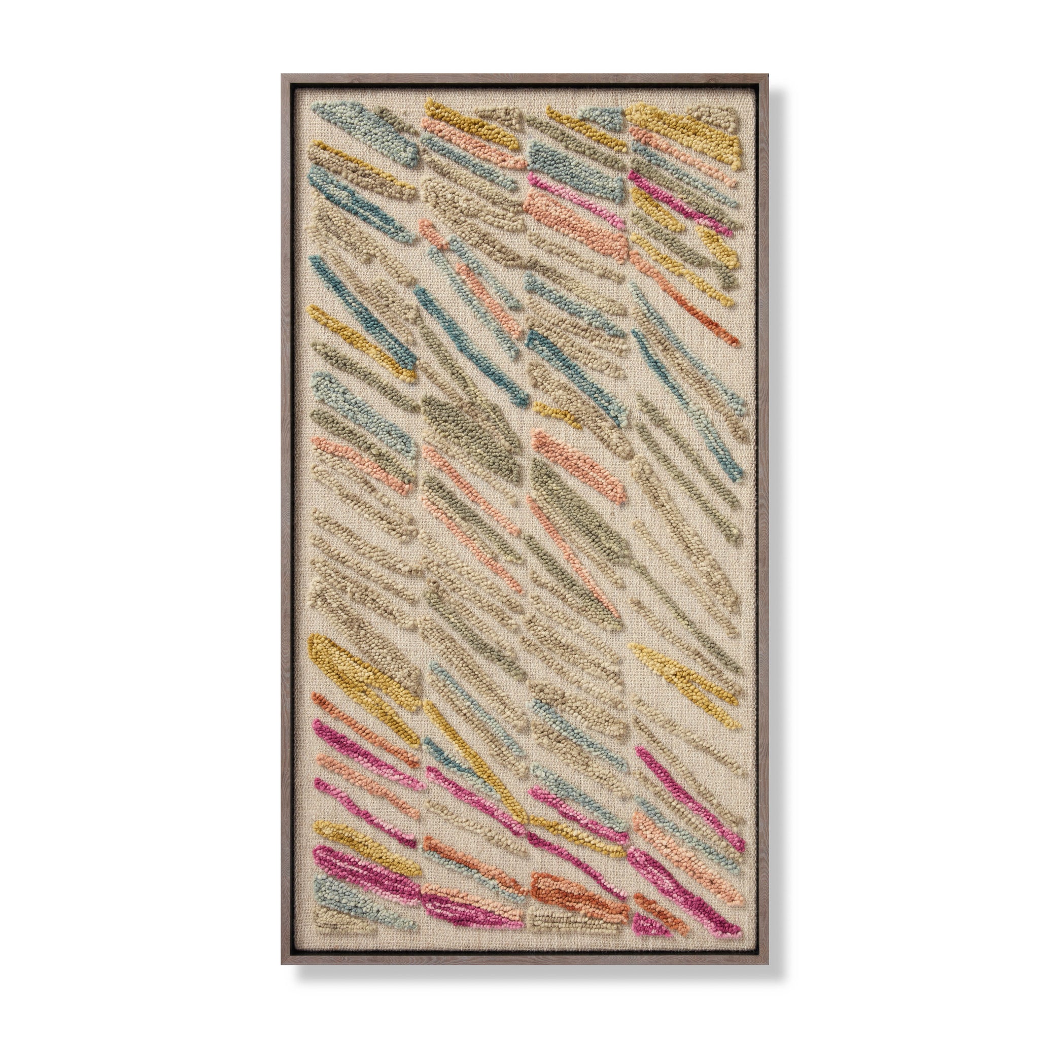 front view of Carried Away Beige / Multi luxury Artwork