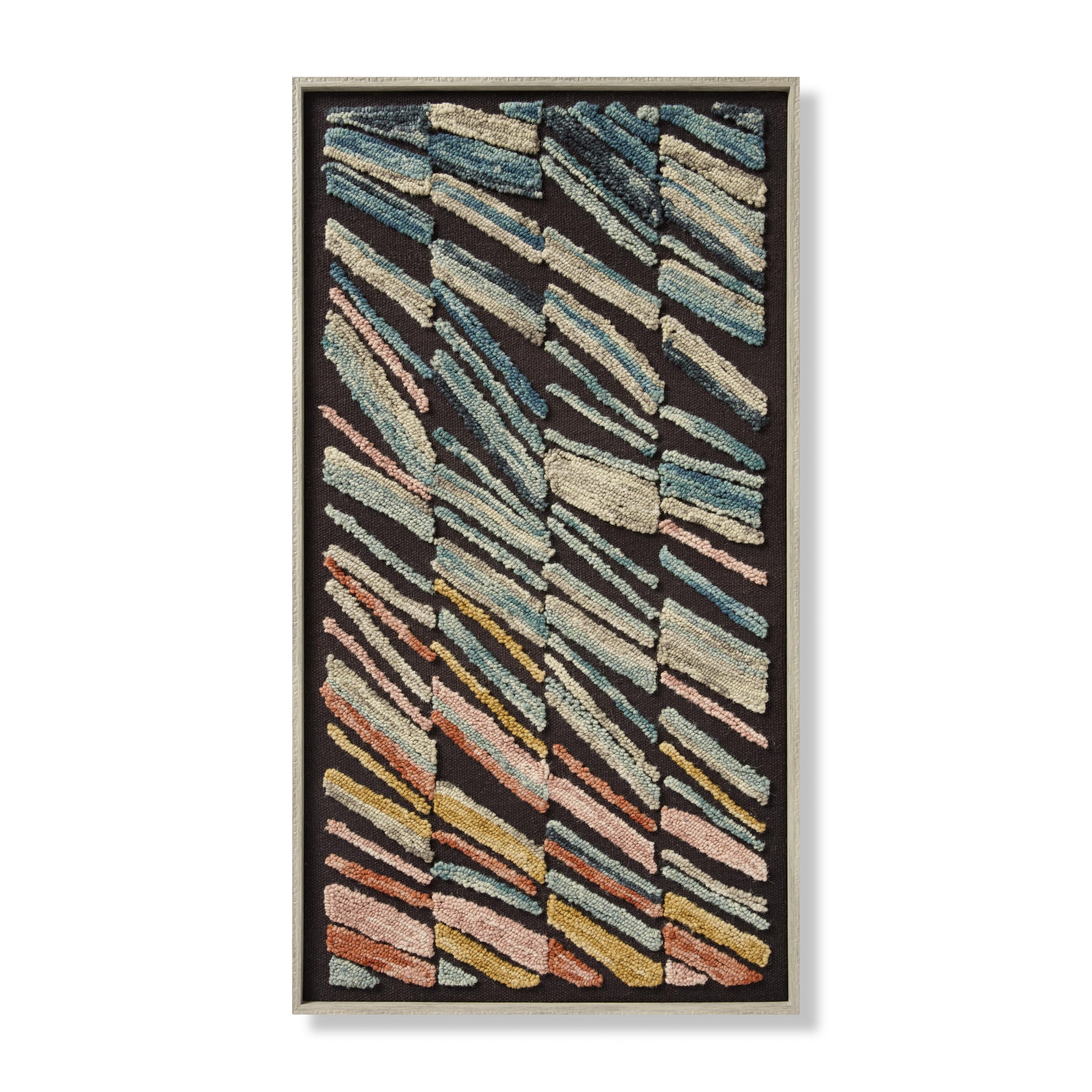 front view of Bluster Black / Multi luxury Artwork
