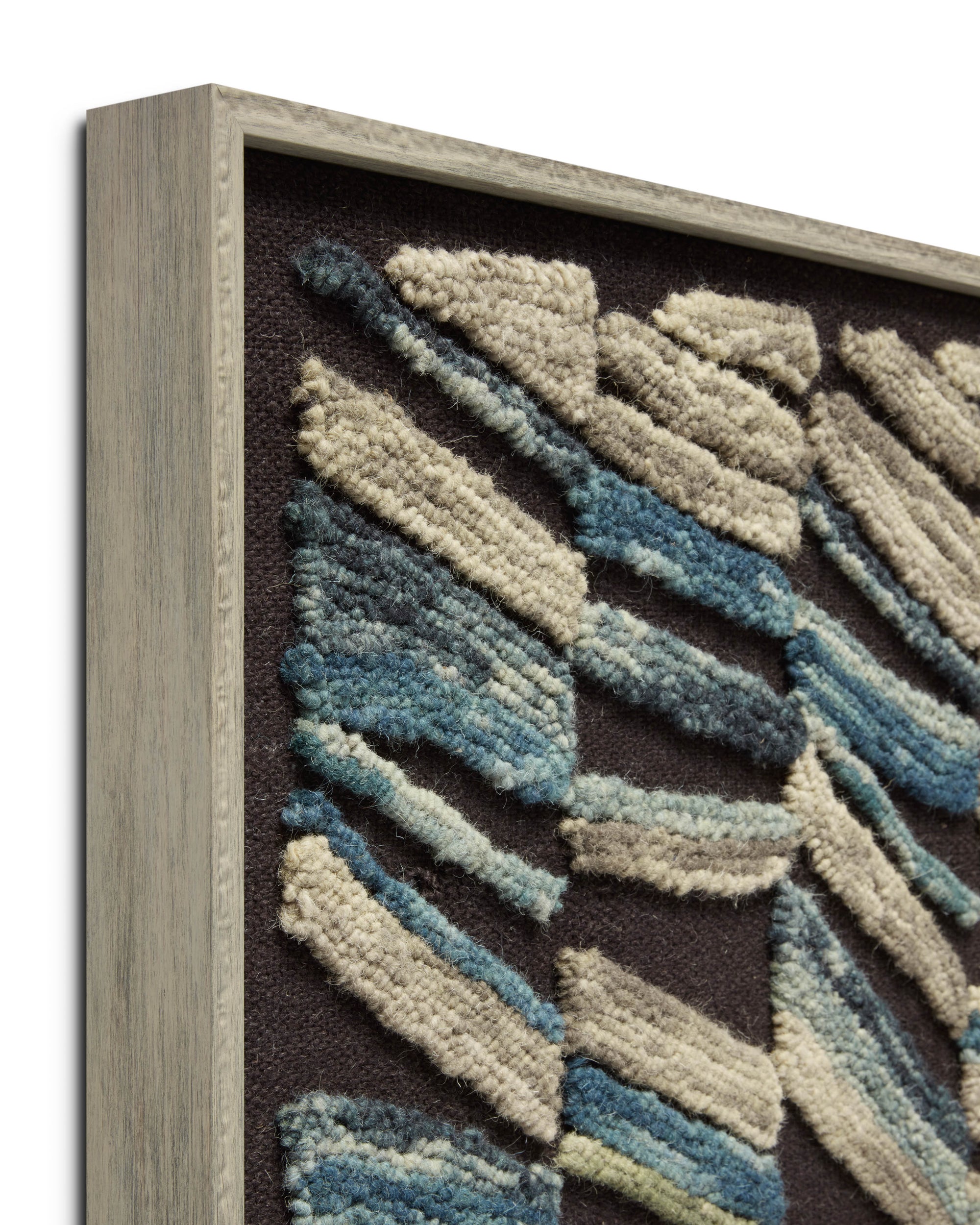 front view of Drafty Black / Multi luxury Artwork