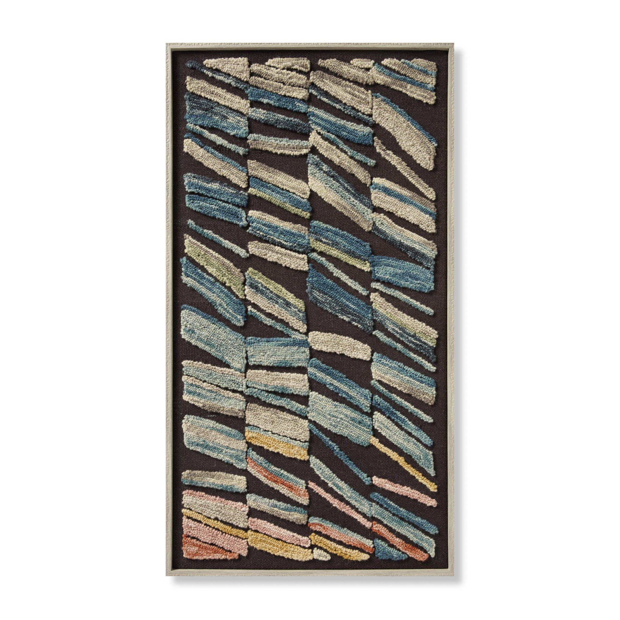 front view of Drafty Black / Multi luxury Artwork