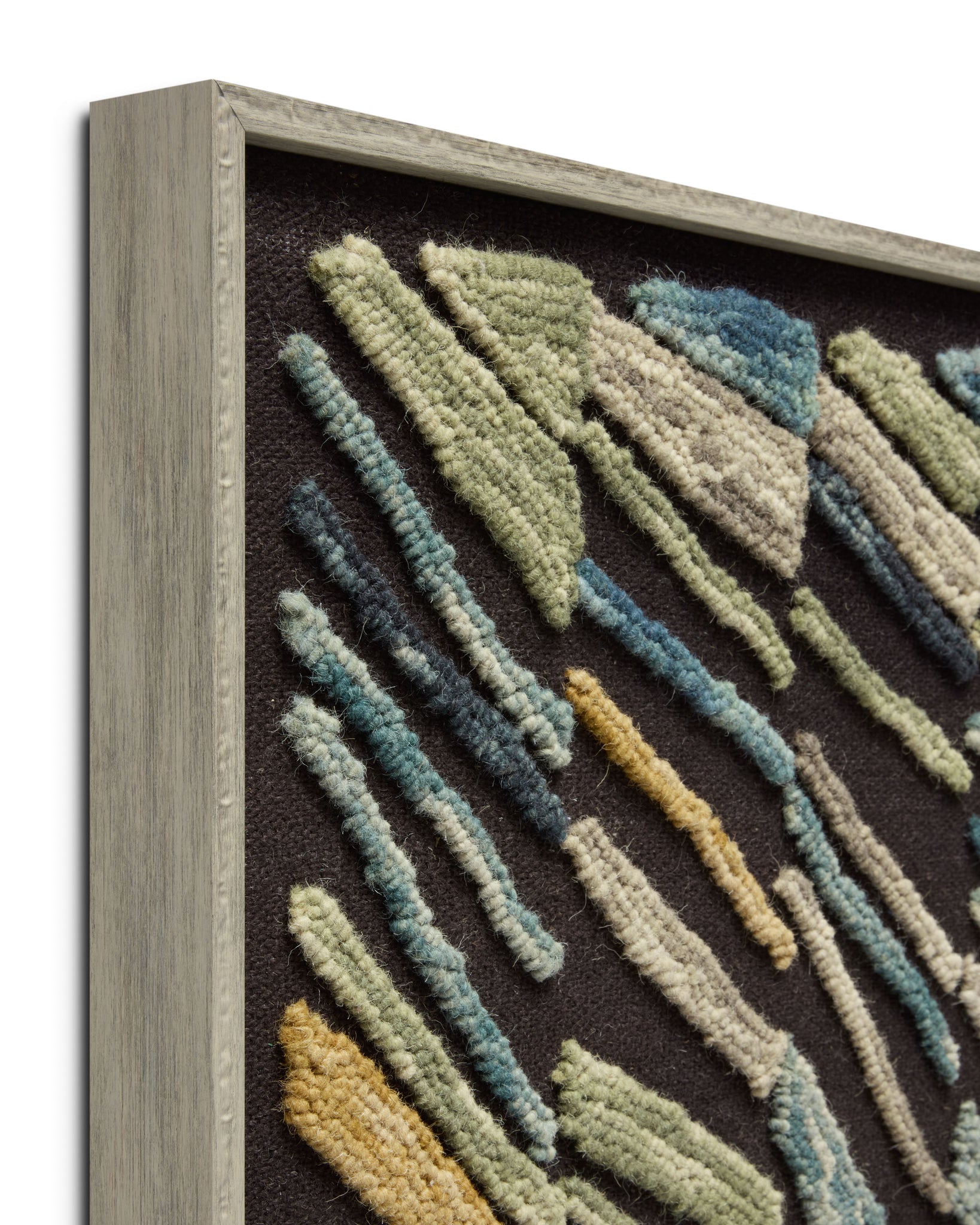 angle view of Windblown Black / Multi luxury Artwork