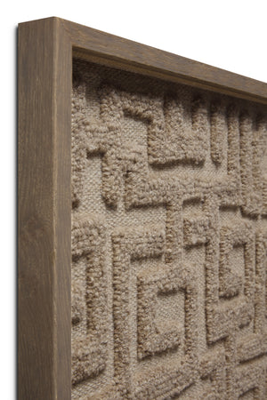 Mythus Beige / Ivory Rug Art - Wall Art Corner (V)