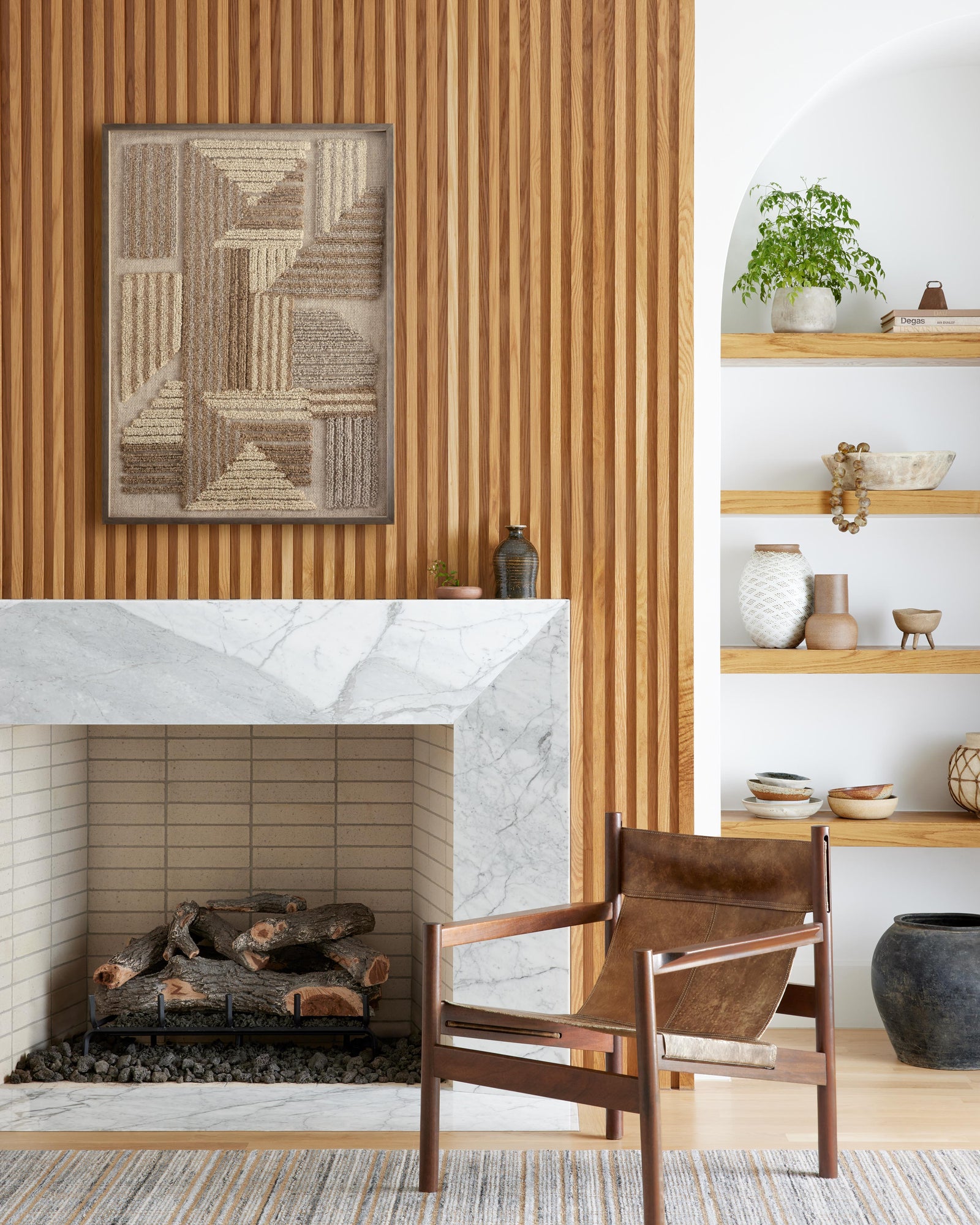 front view of Legendary Grey / Ivory luxury Artwork