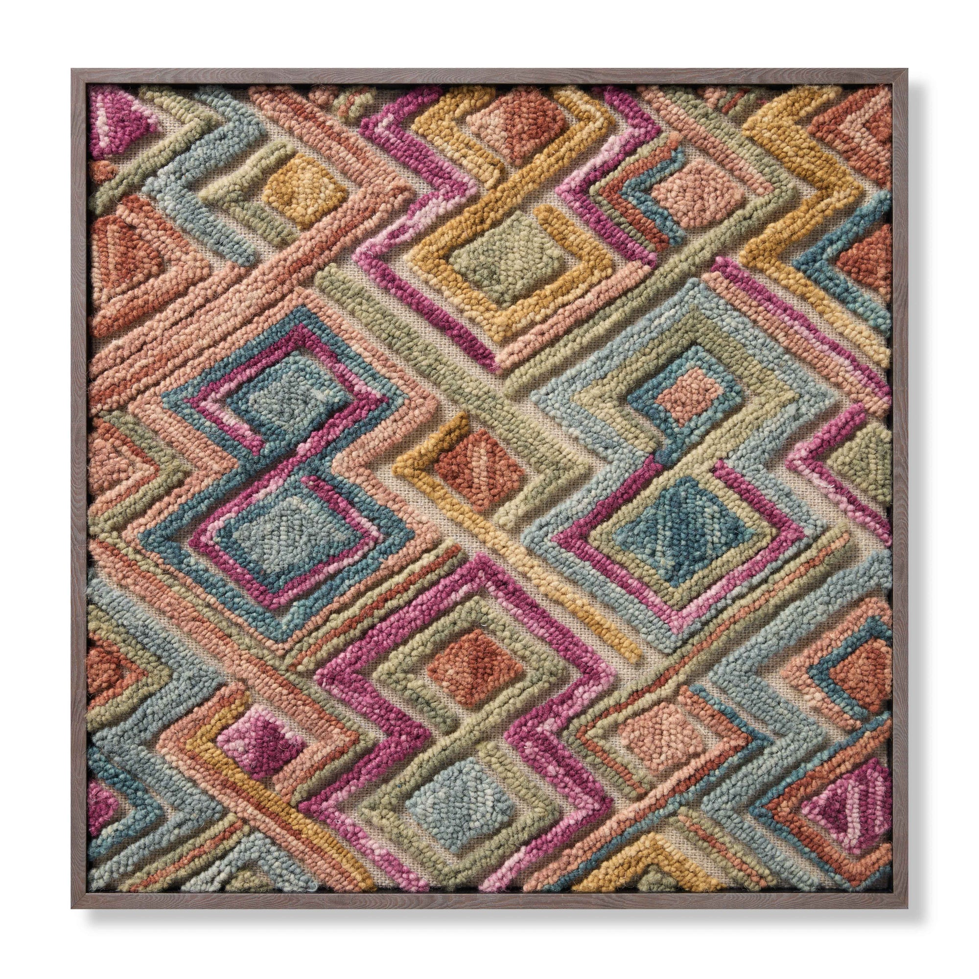 Wood Frame Woven Multi