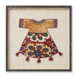 front view of Alborz Yellow / Multi luxury Artwork