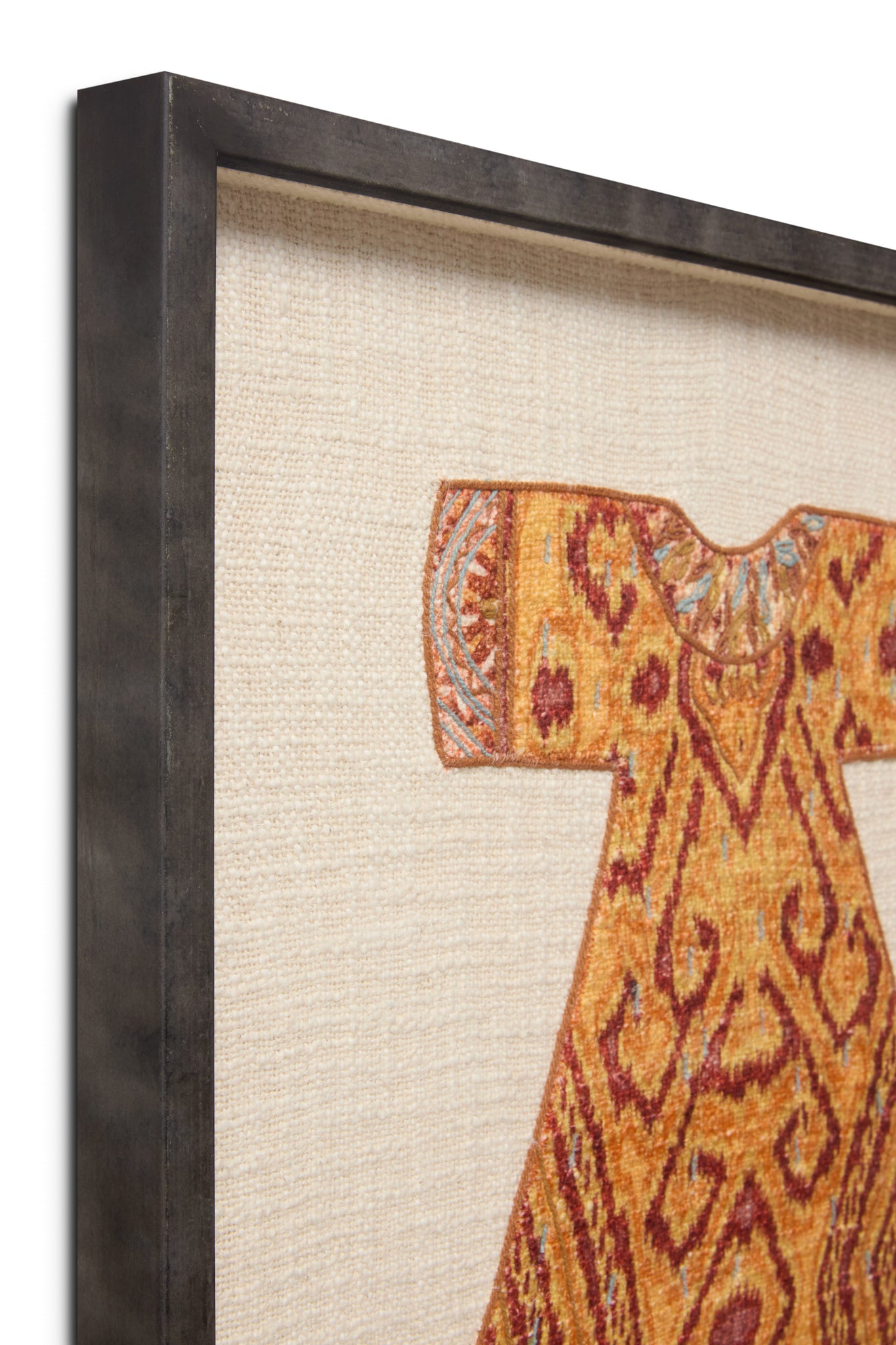 angle view of Bandar Yellow / Red luxury Artwork