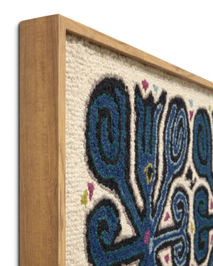 angle view of Lulo Black / Ivory luxury Artwork