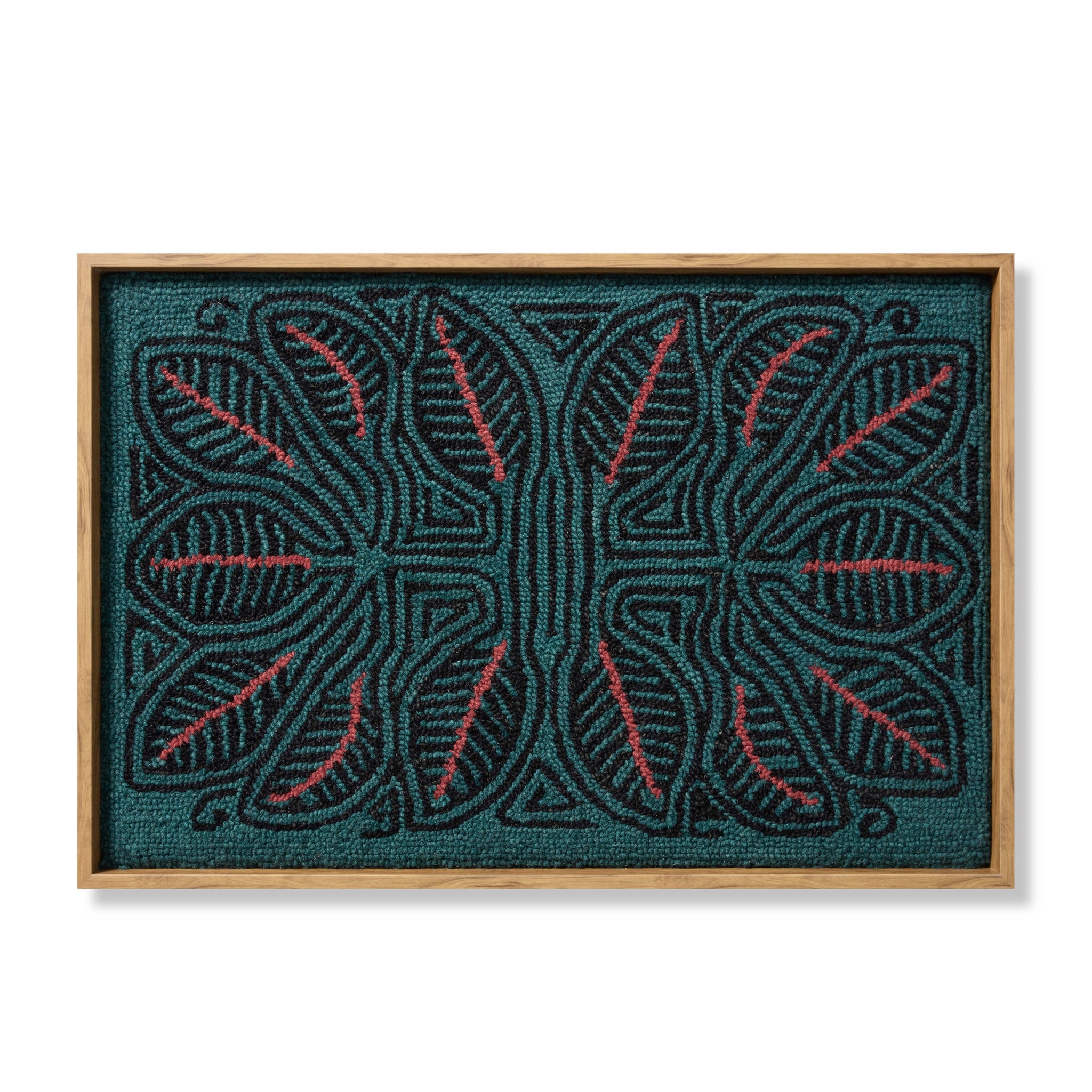 front view of Valle Blue / Orange luxury Artwork
