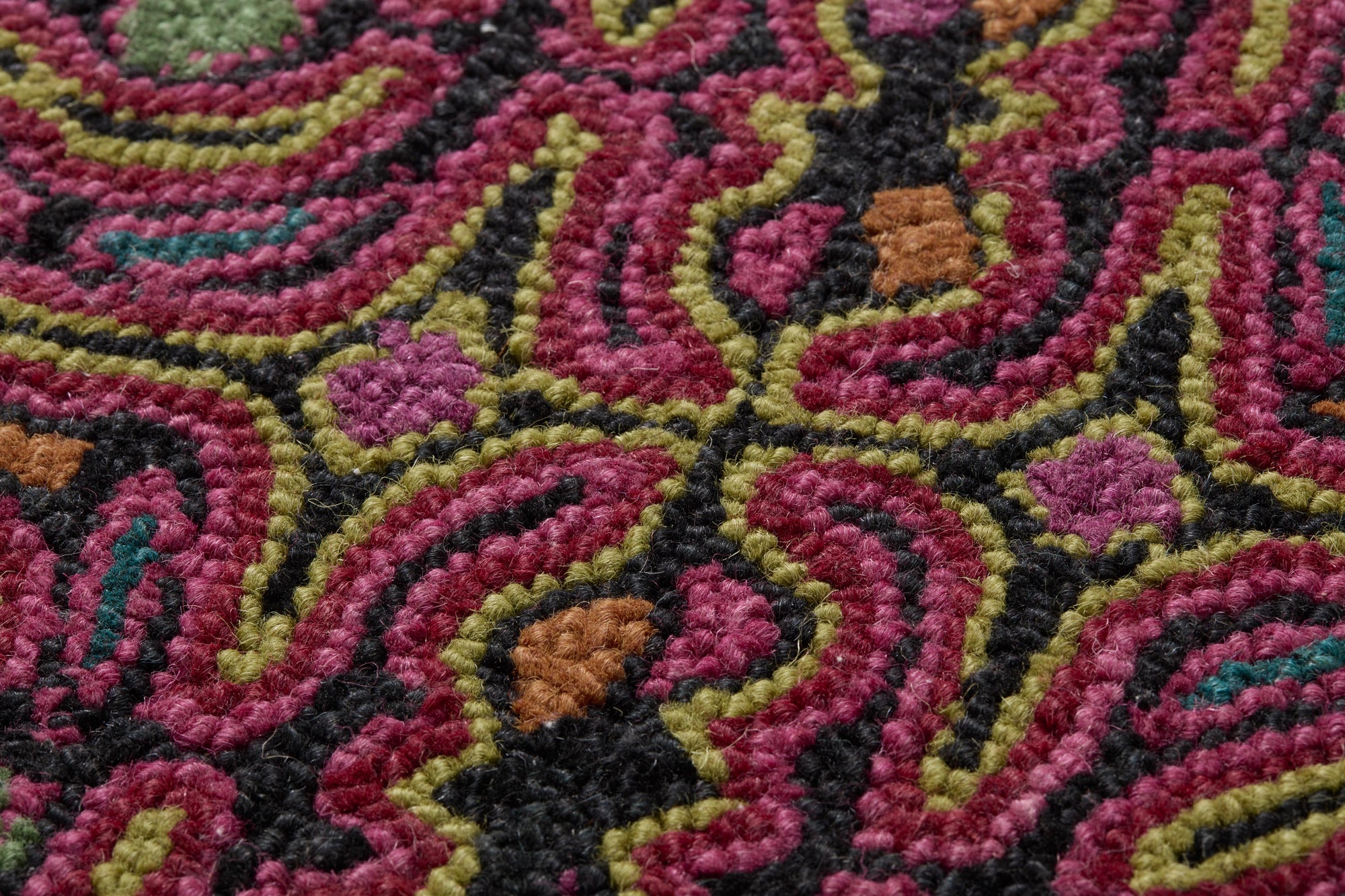 side view of Cattleya Multi / Black luxury Artwork