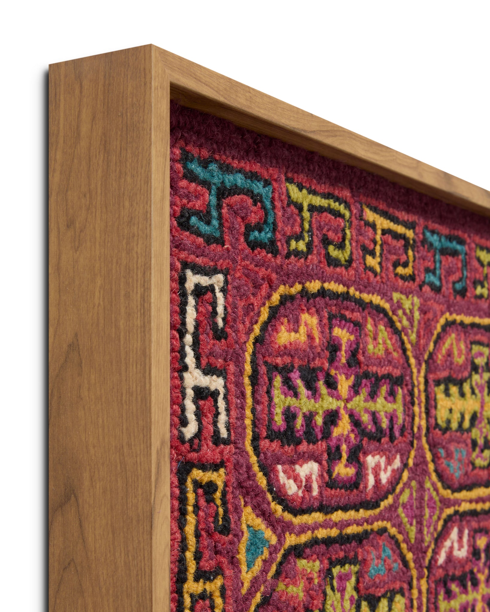angle view of Galu Red / Multi luxury Artwork