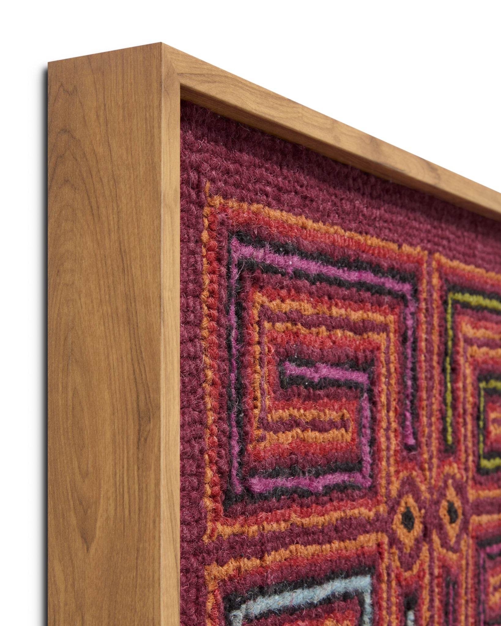 angle view of Tatacoa Red / Multi luxury Artwork
