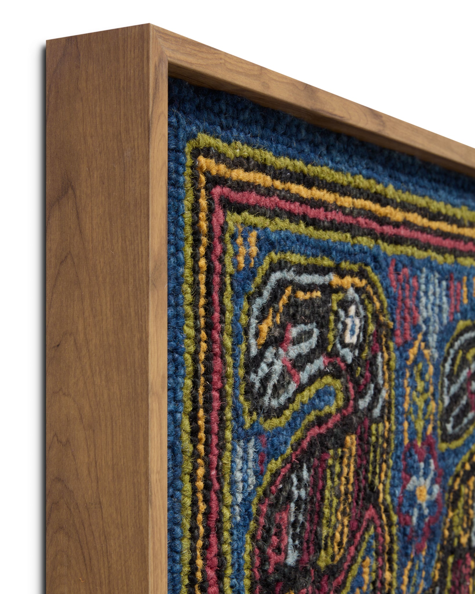 angle view of Tucan Multi / Black luxury Artwork