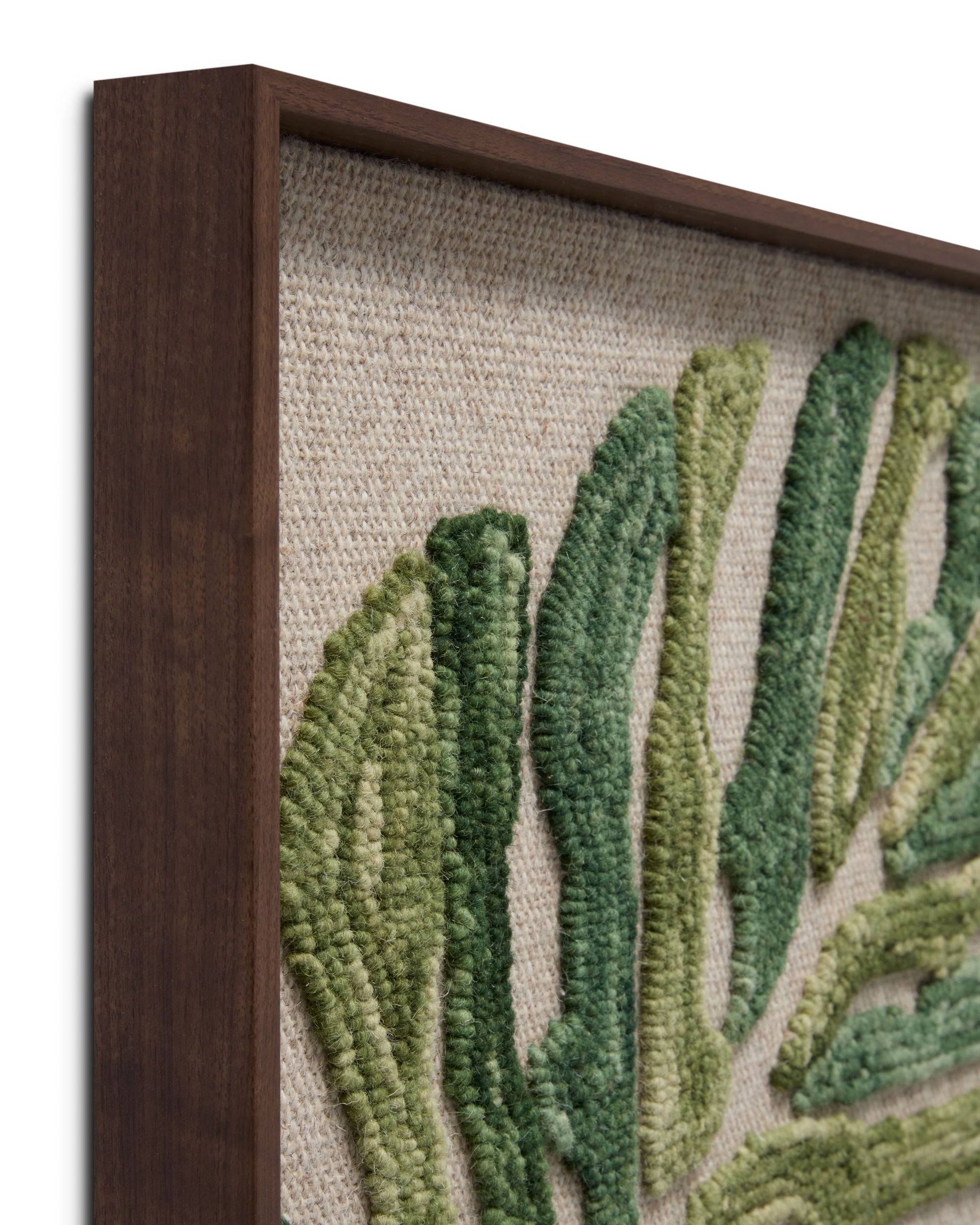 front view of Sandaland Green / Ivory luxury Artwork