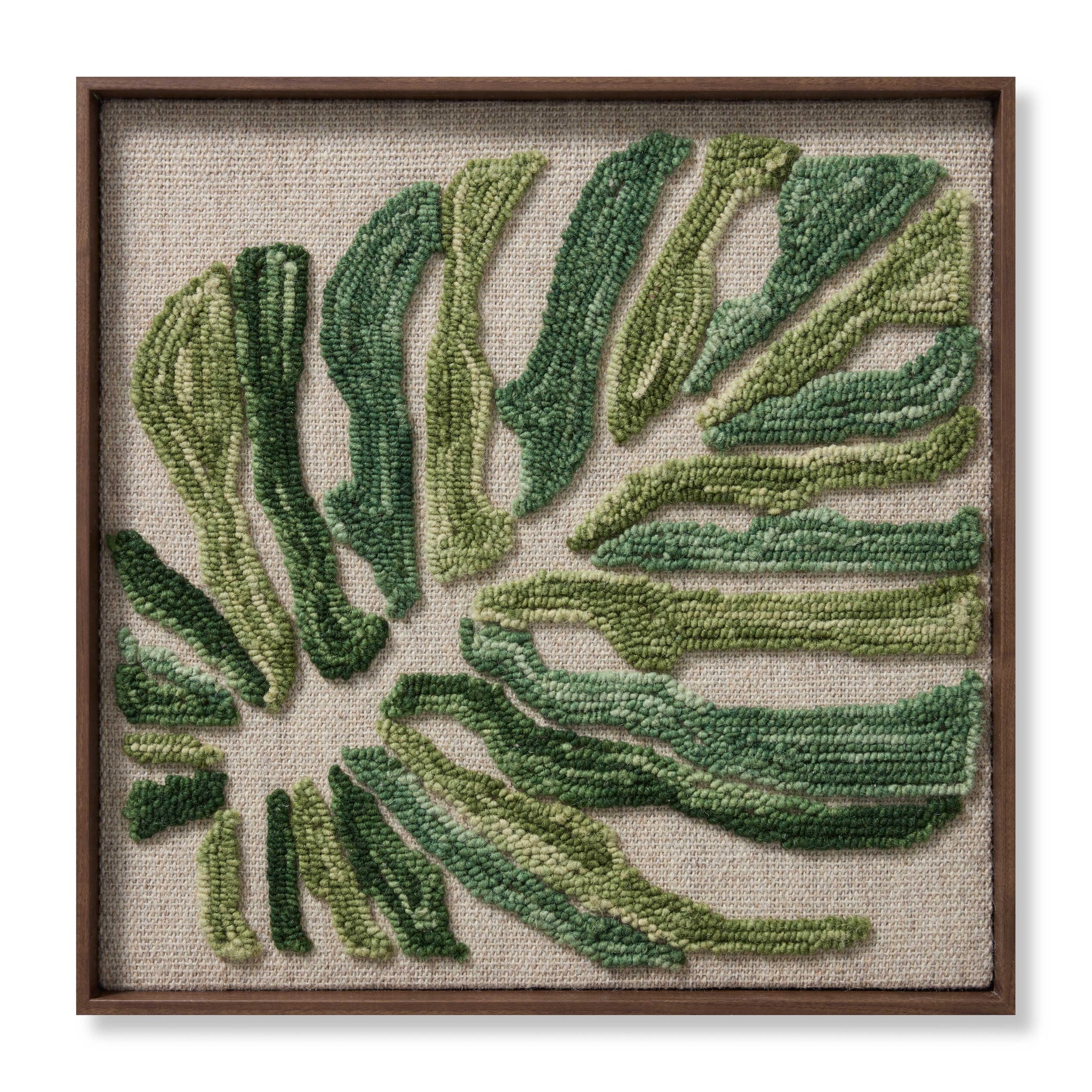 front view of Sandaland Green / Ivory luxury Artwork