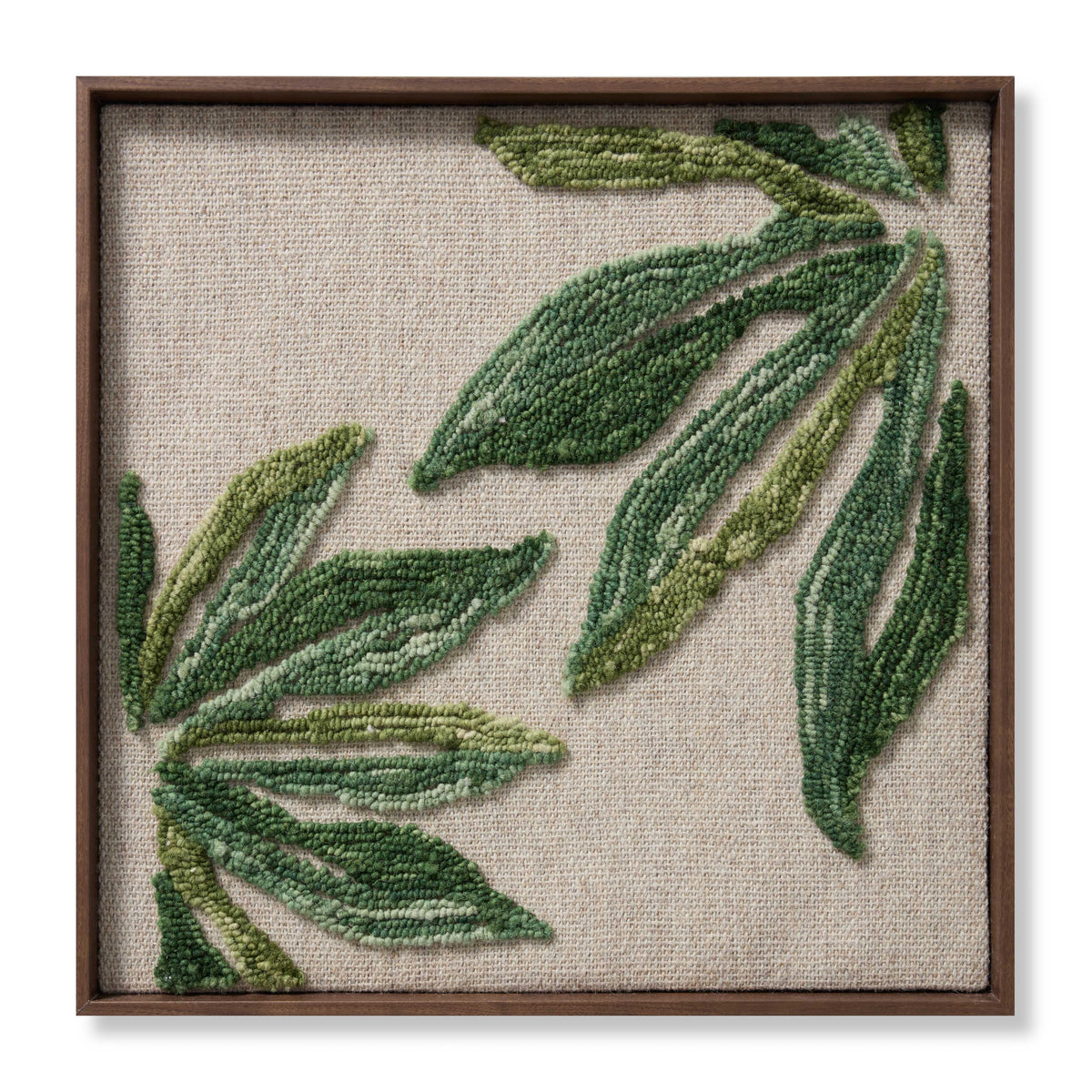 Wallacea Green / Ivory Rug Art - Aerial Image