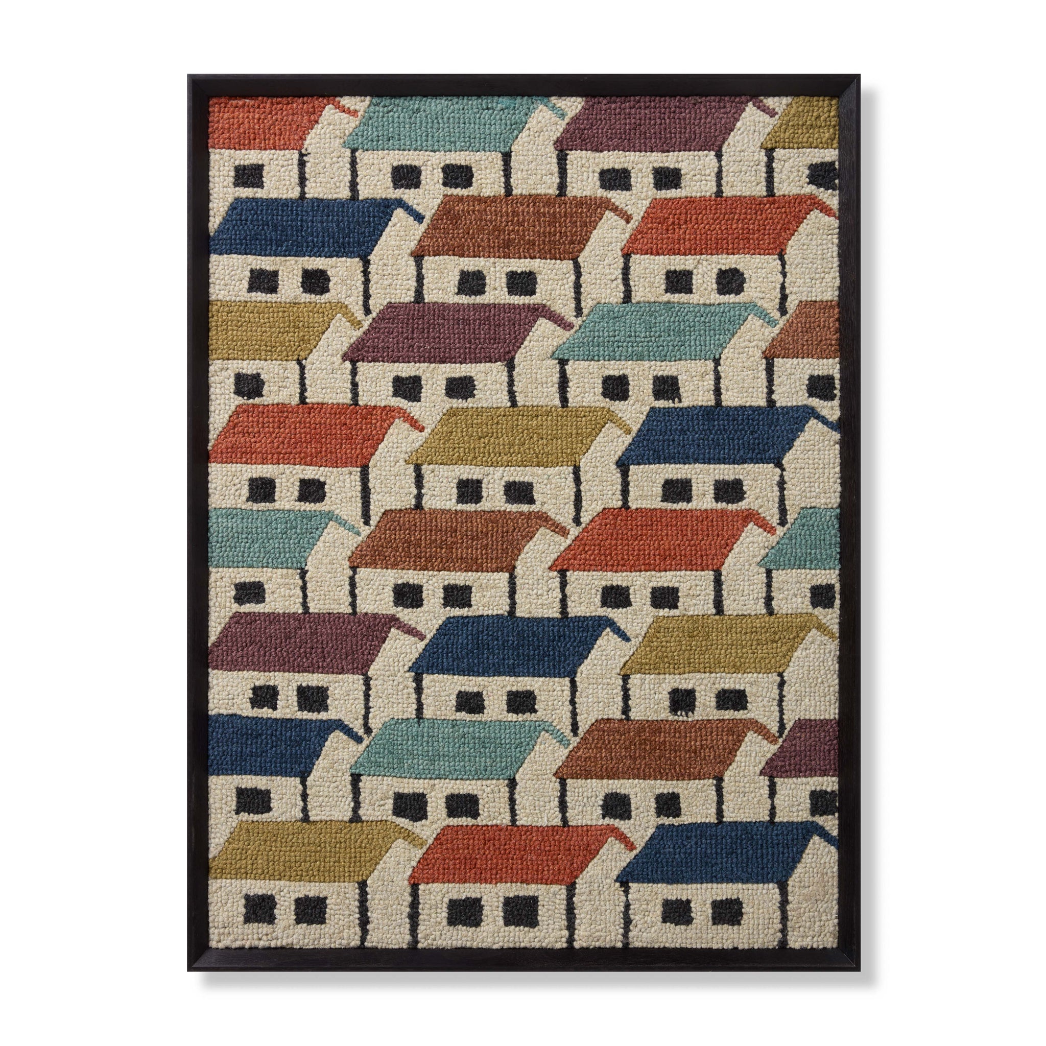 front view of Simple Multi / Green luxury Artwork
