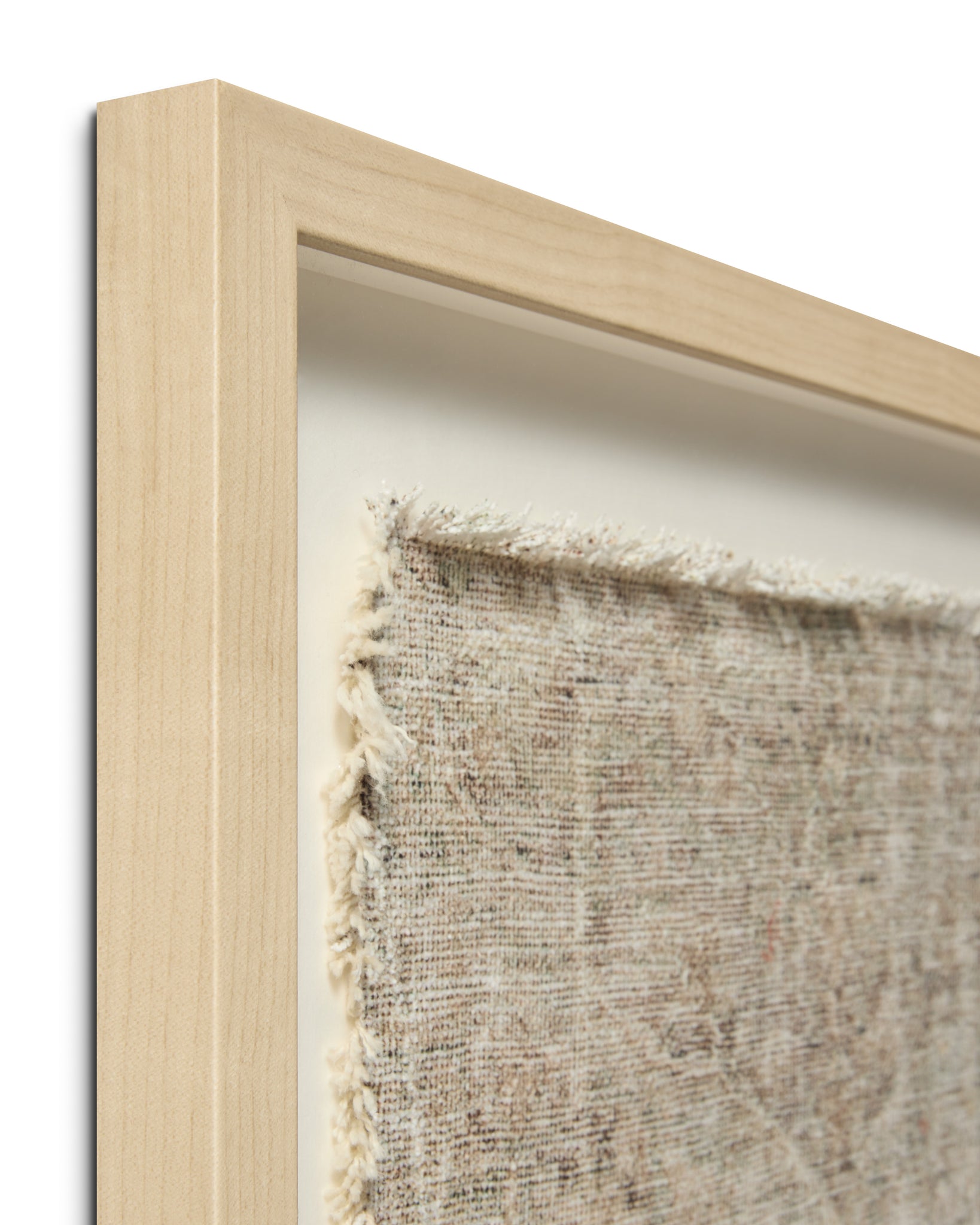angle view of Savannah Brown / Ivory luxury Artwork