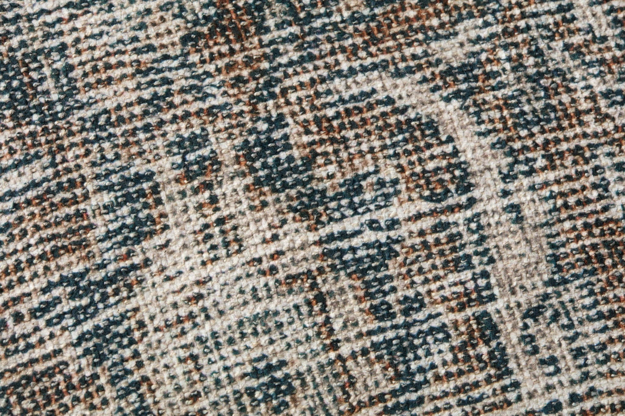 detail view of Salem Ivory / Brown luxury Artwork