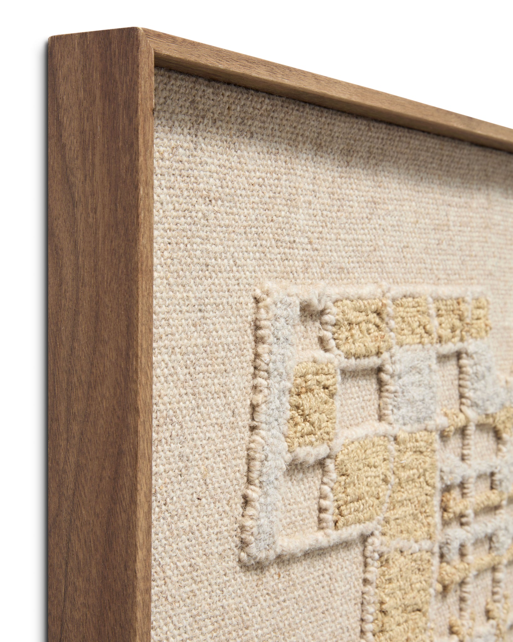 angle view of Kaftan Beige / Grey luxury Artwork