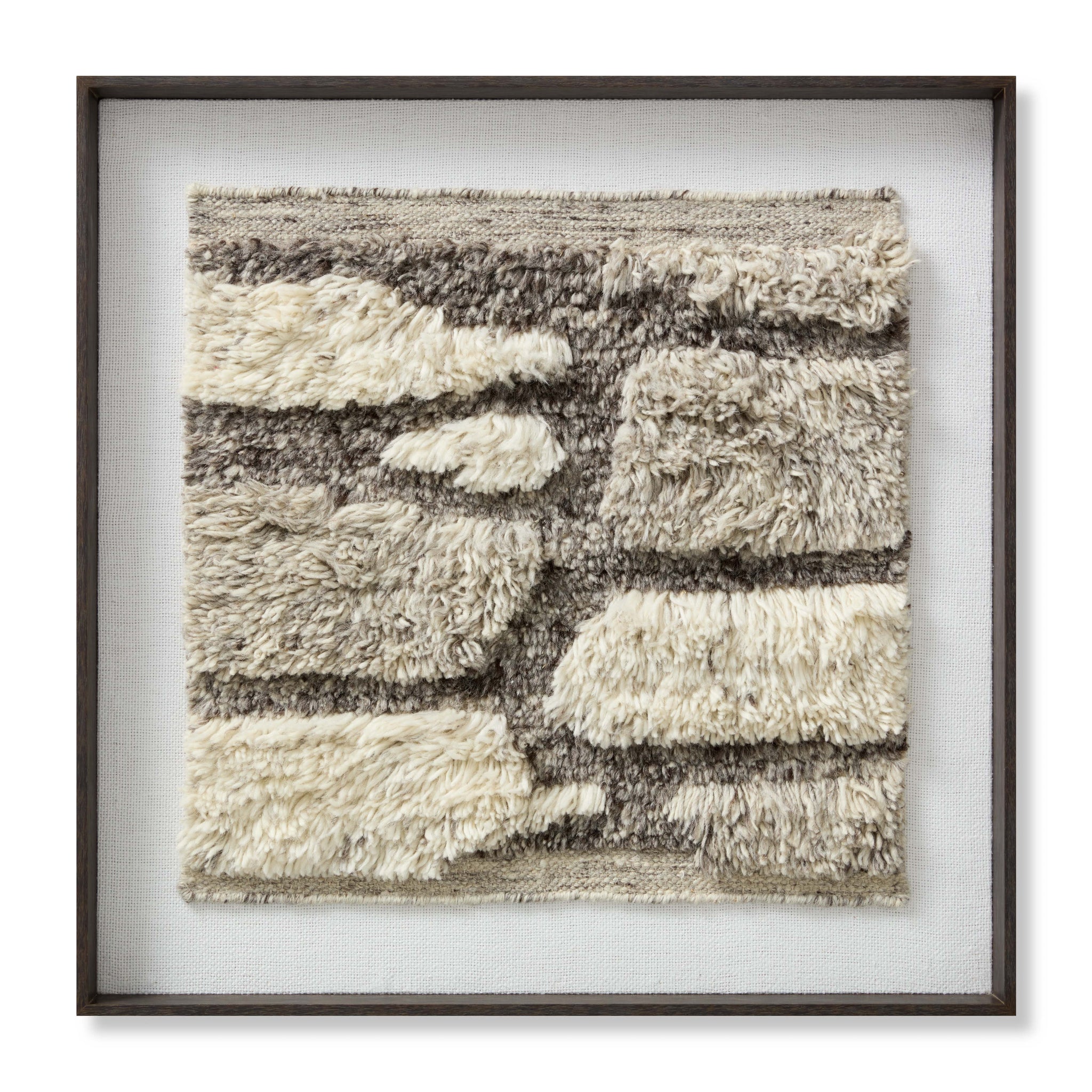 front view of Cobblestone Ivory / Grey luxury Artwork