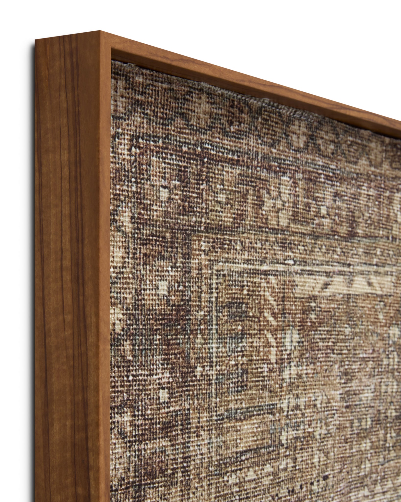 angle view of Ottos Wood Frame Lagoon / Mocha luxury Artwork