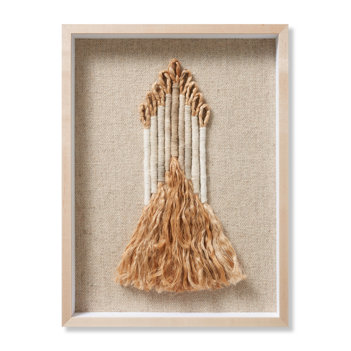 Michelle Beige / Ivory Rug Art - Aerial Image