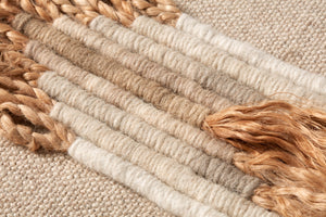 Michelle Beige / Ivory Rug Art - Macro Detail (H)